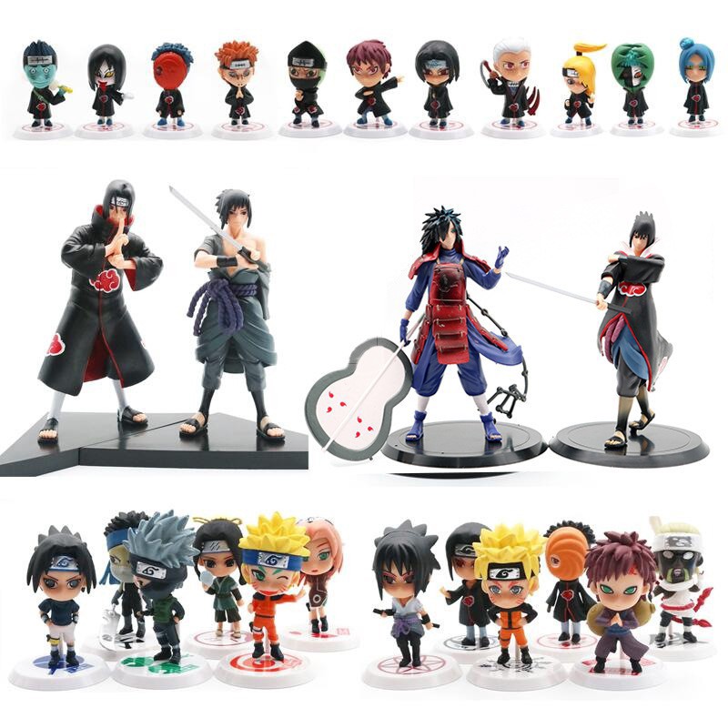 Đồ Chơi Mô Hình, Nhân Vật Phim Hoạt Hình Naruto Cực Chất, Chất Liệu PVC