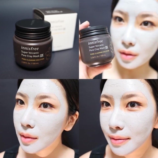 [sốc] [HOT] MẶT NẠ BÙN INNISFREE JEJU VOLCANIC PORE CLAY MASK 2X