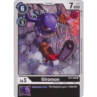 Thẻ bài Digimon - TCG - Giromon / BT3-068'