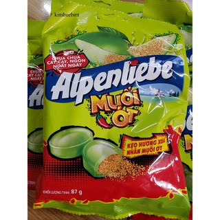 Kẹo Alpenliebe Xoài Non Muối Ớt (1 gói =30 viên-87g)