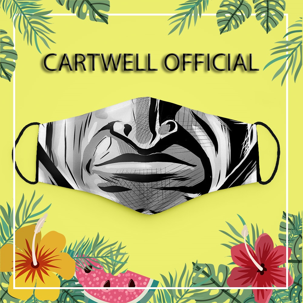 Khẩu trang thú cưng dễ thương cho bé trẻ em vui nhộn hoạt hình Hình Vẽ DRAWN CARTWELL vải cotton 100% bảo vệ toàn diện t