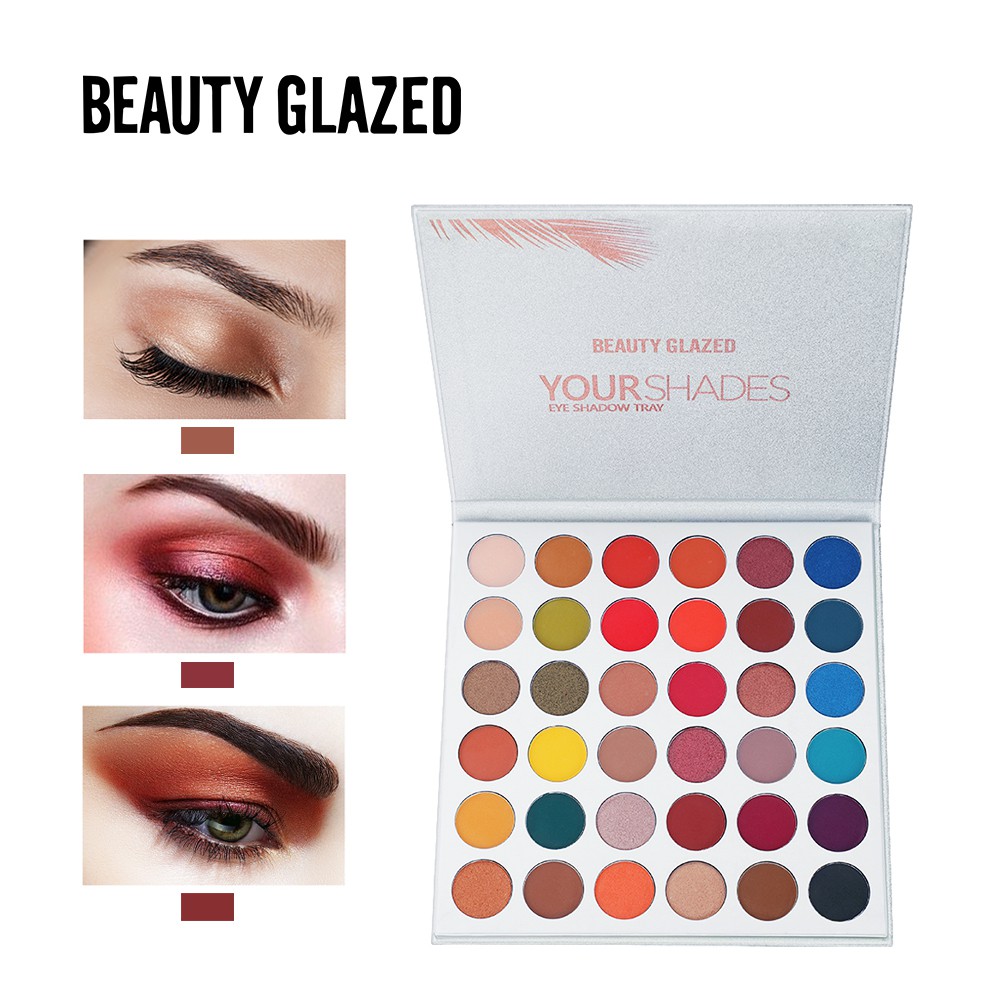 BEAUTY GLAZED Bảng phấn mắt Glazed Beauty 36 màu mới thời trang | BigBuy360 - bigbuy360.vn