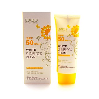 Kem chống nắng DABO white sunblock cream SPF50 PA+++ 70ml