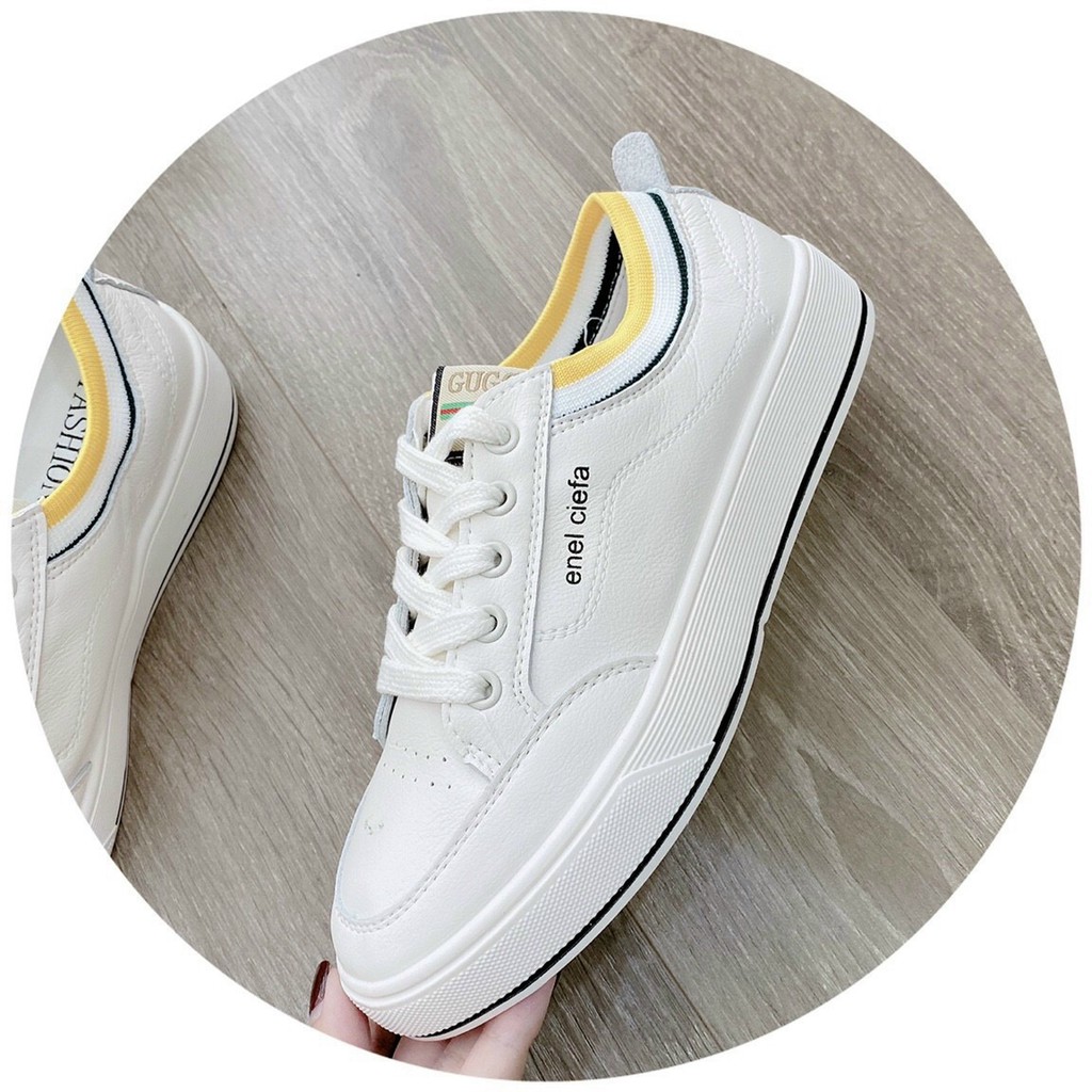Giầy thể thao Nữ Đế Bằng Phong cách hàn quốc Màu Trắng dễ phối đồ siêu hotttt | BigBuy360 - bigbuy360.vn