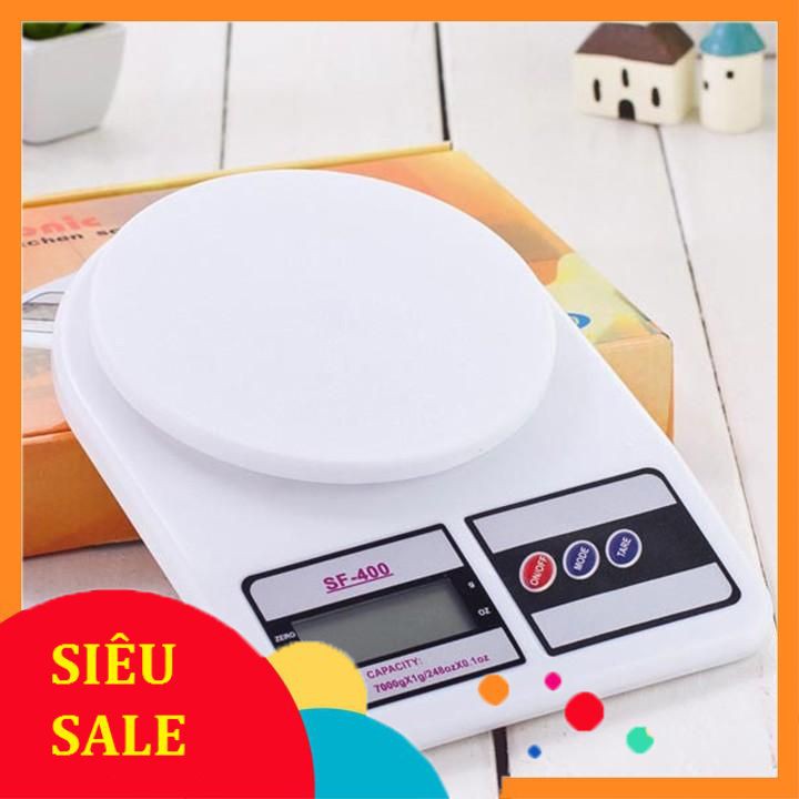 [FREESHIP ĐƠN 50K] Cân Điện Tử Mini nhà bếp SF400plus dải 1g – 7Kg Đa Năng