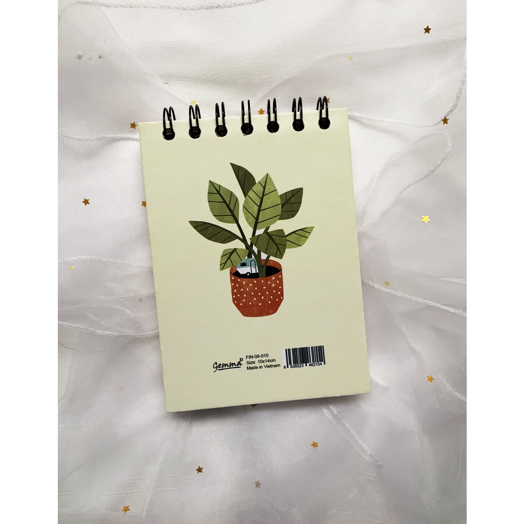 GEMMA NOTEBOOK - Sổ tay gáy xoắn A6 - FIN Treee