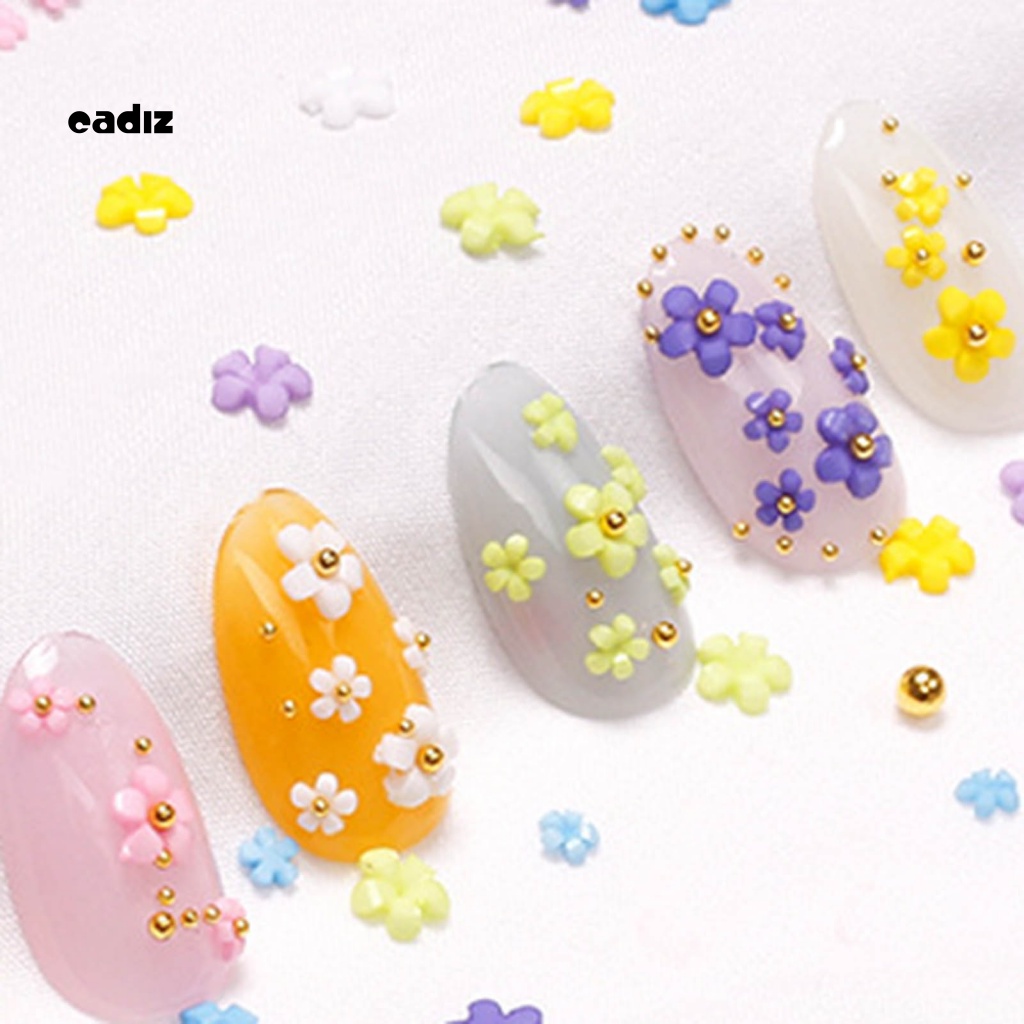 Phụ Kiện Trang Trí Móng Tay Hình Hoa 3D Xinh Xắn