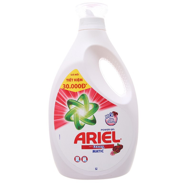 Nước giặt Ariel Matic hương Downy chai 2.3 lít