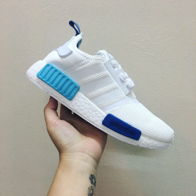 new   Giày thể thao NMD R1 2017-WHITE BLUE