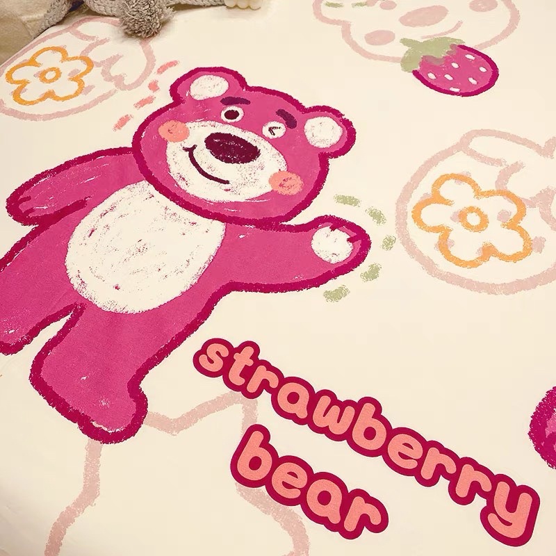 Bộ Ga Gối ❤️ ga gối cotton 100% họa tiết hoa nhí vintage phong cách Hàn Quốc đủ size đệm nhập khẩu chính hãng