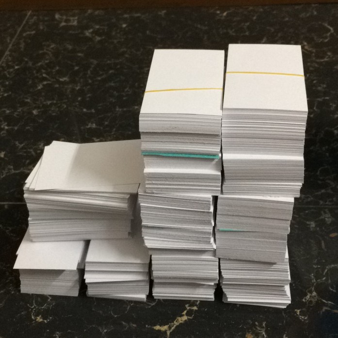 Flashcard trắng KHÔNG KHUYÊN