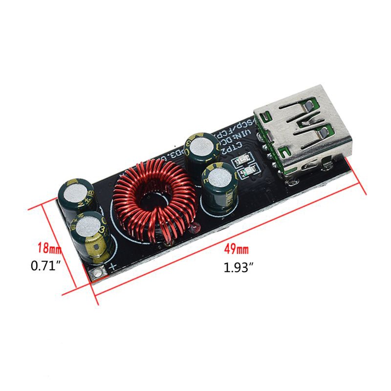 HUAWEI Mô Đun Tăng Áp Qc4.0 QC3.0 USB Type-C 6 -35V Cho Điện Thoại Apple PD