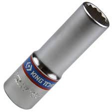 1/2" Đầu tuýp trắng dài 77mm 12 cạnh đủ size từ 8mm------>36mm Kingtony 4230M