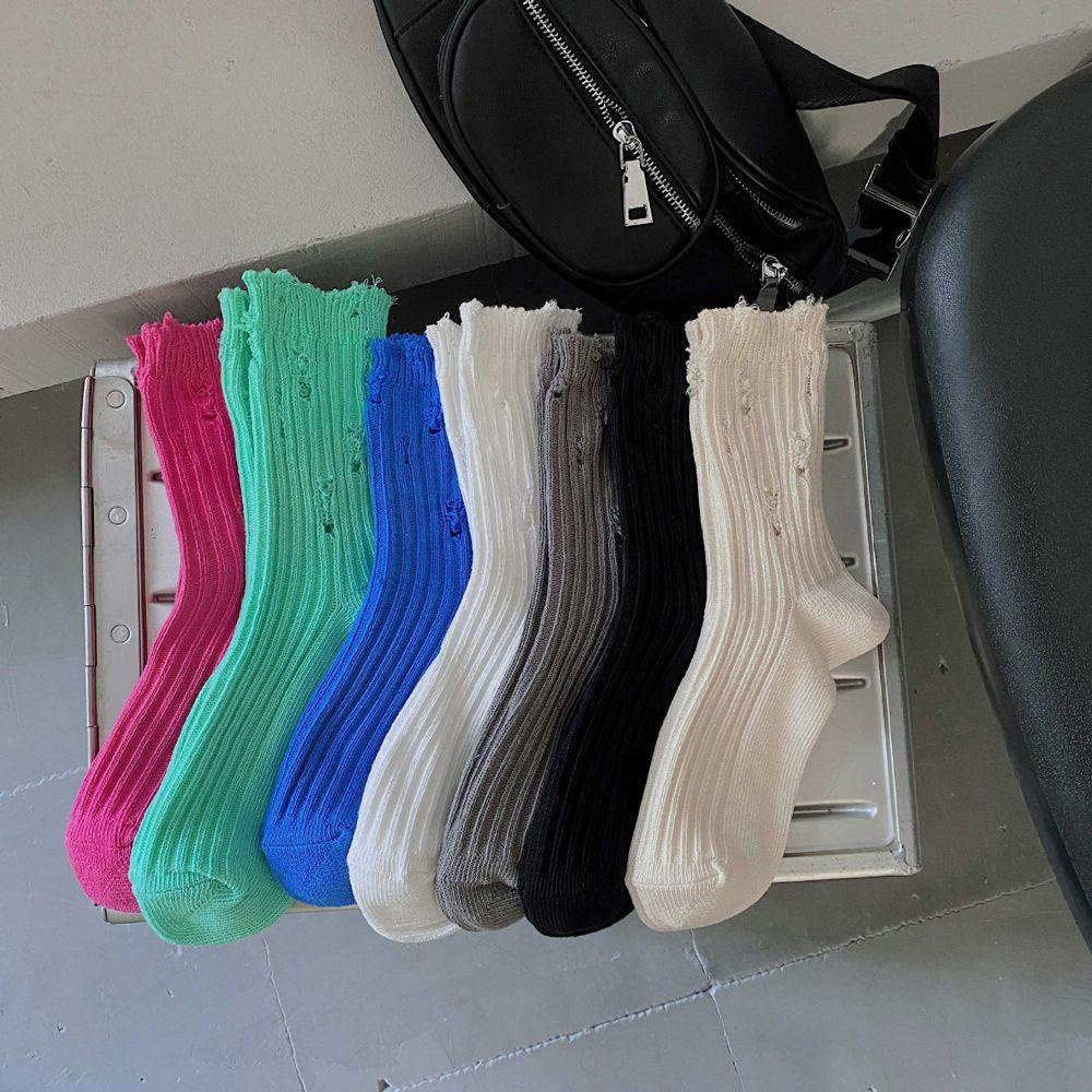 Vớ Cotton Cổ Vừa Đơn Giản Thời Trang Cho Nữ