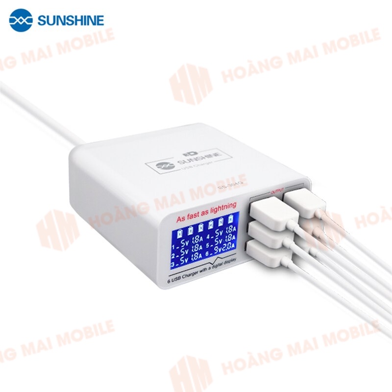 Sạc báo dòng Sunshine SS-304Q (6 cổng)
