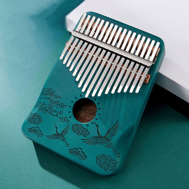 Đàn kalimba 17 phím gỗ nguyên khối Mahagony GECKO000061