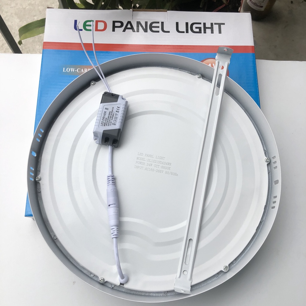 Đèn led ốp trần nổi 12w/18w/24w Vuông/Tròn Ánh Sáng Trắng