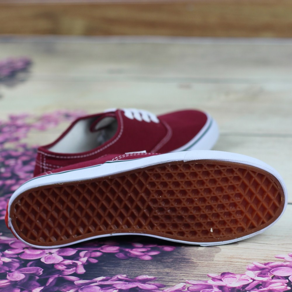 Giày Sneaker Van Cá Tính Classic Nam Đỏ Đô