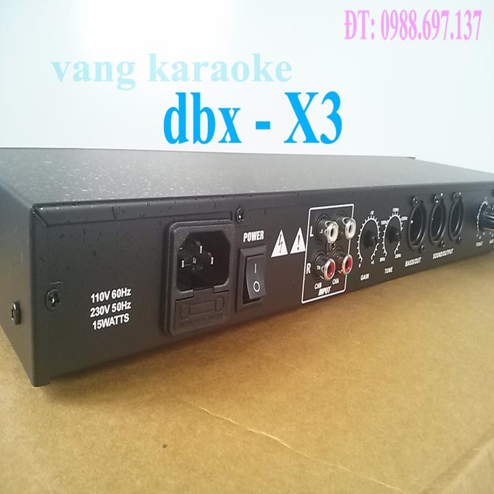 vang số karaoke dbx X3 - mixer echo karaoke