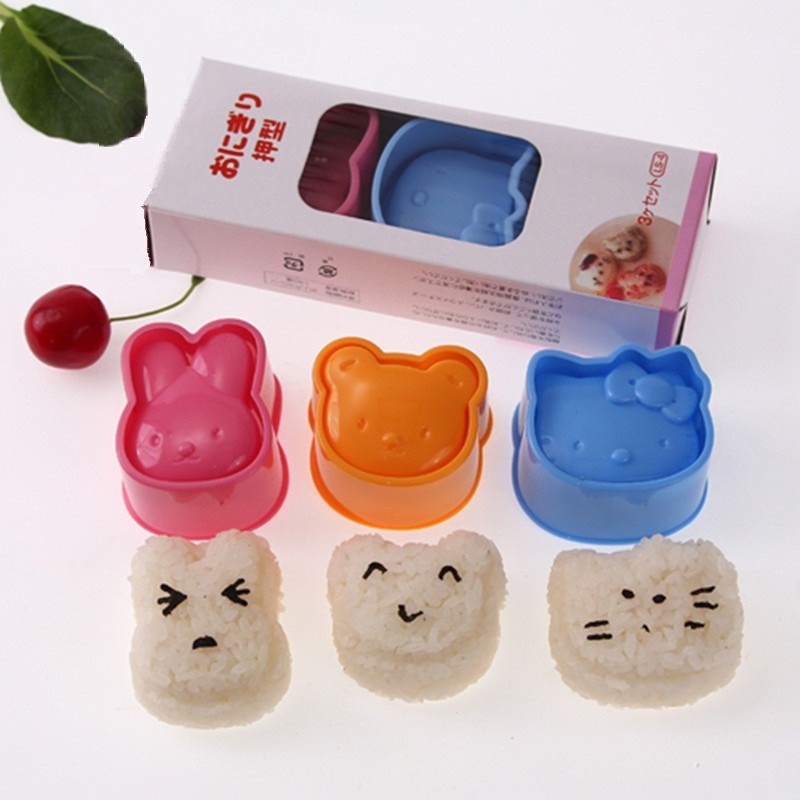 Sét 3 khuôn cơm kèm hộp cao cấp