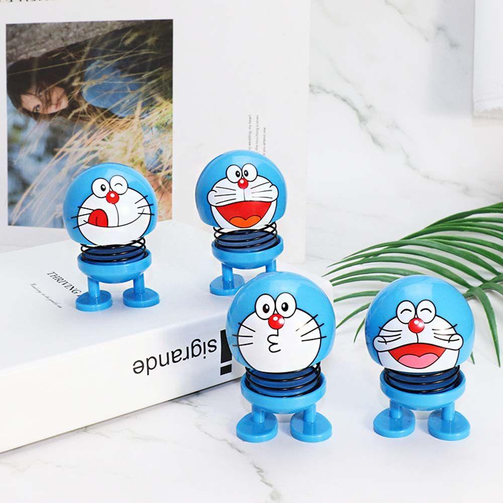 REBUY1 Mô Hình Chú Mèo Anime Trang Trí Xe Hơi