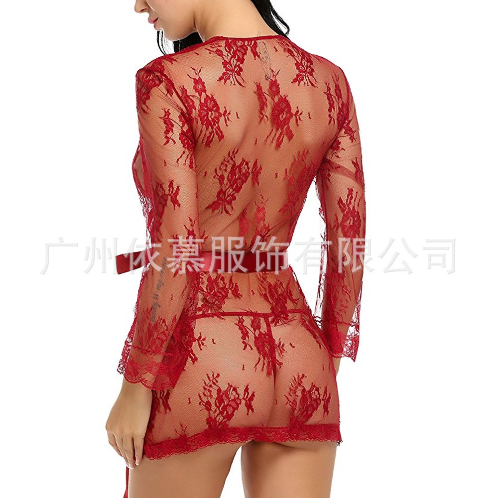 Áo choàng ngủ Cadigan phong cách Âu Mỹ cực quến rũ | BigBuy360 - bigbuy360.vn