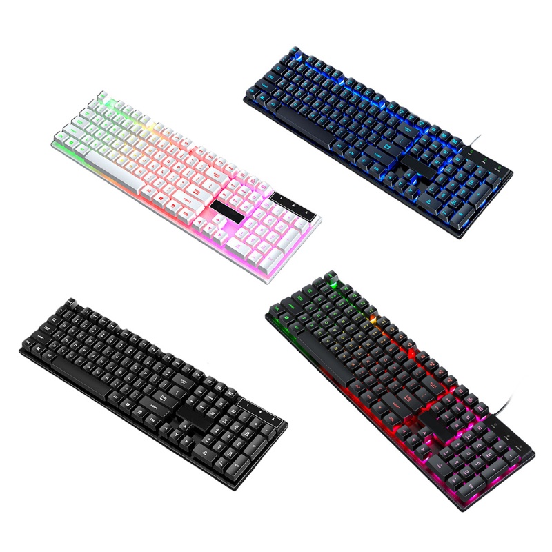 Bàn Phím Hành Động 104 Có Đèn Nền PC Chống Nước Chống Bụi Nhỏ Gọn