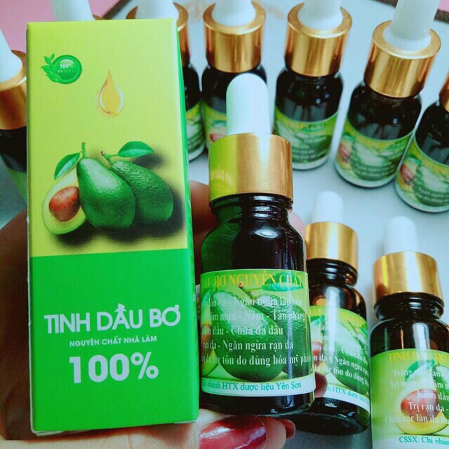 10 ml lọ tinh dầu bơ nguyên chất đăk lăk