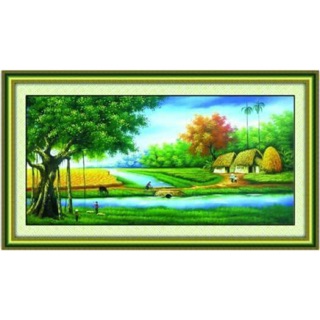 Tranh thêu đồng quê 222258