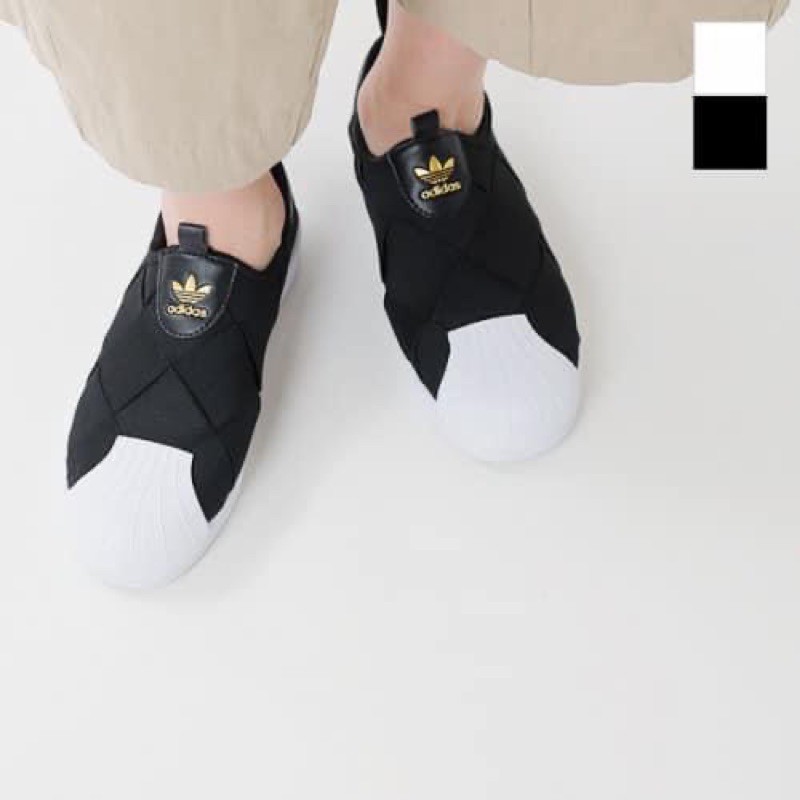 [Có sẵn, auth]Giày Adidas Super star slip on chính hãng