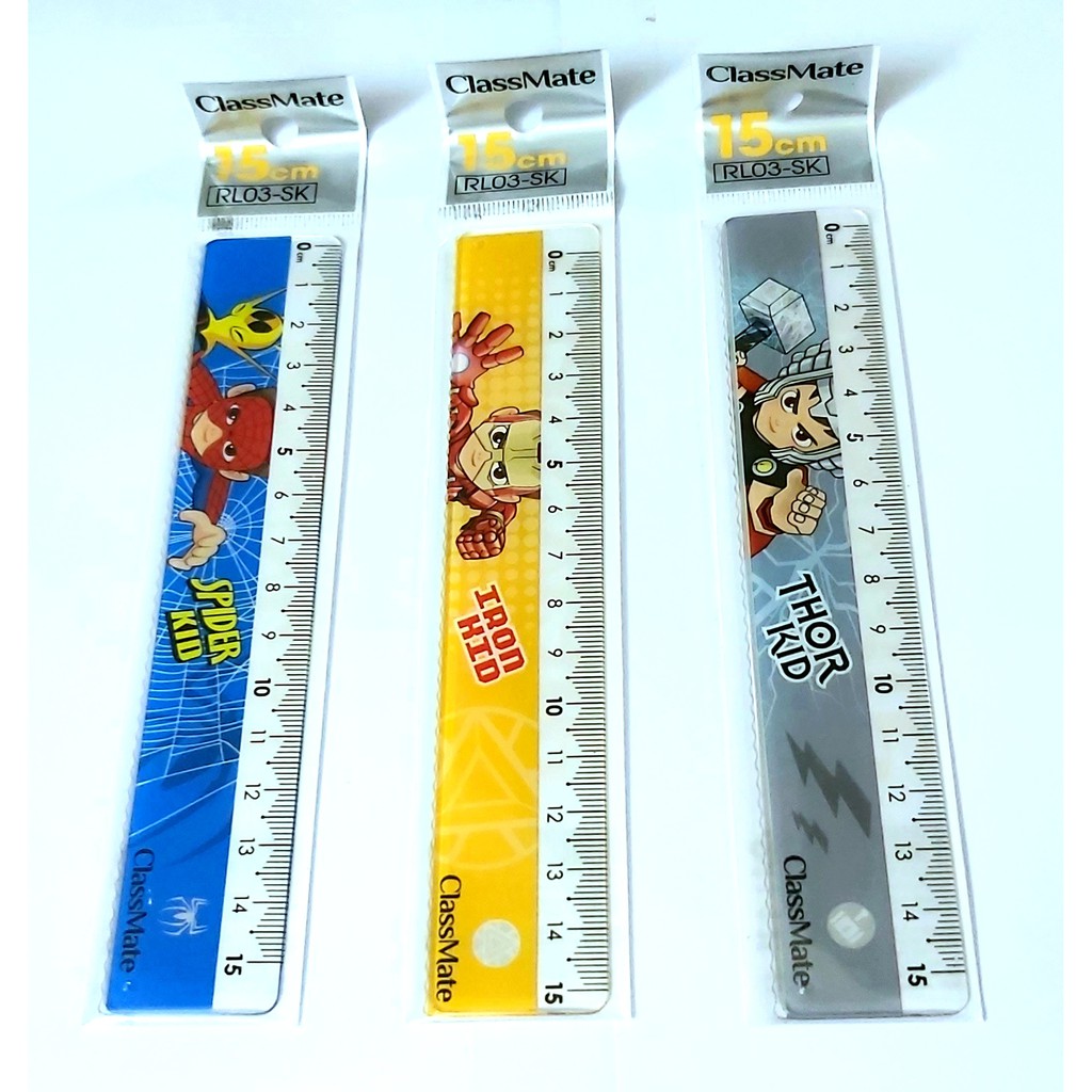 Thước kẻ 15cm ClassMate Superkid RL03-SK nhiều màu- Hàng hãng