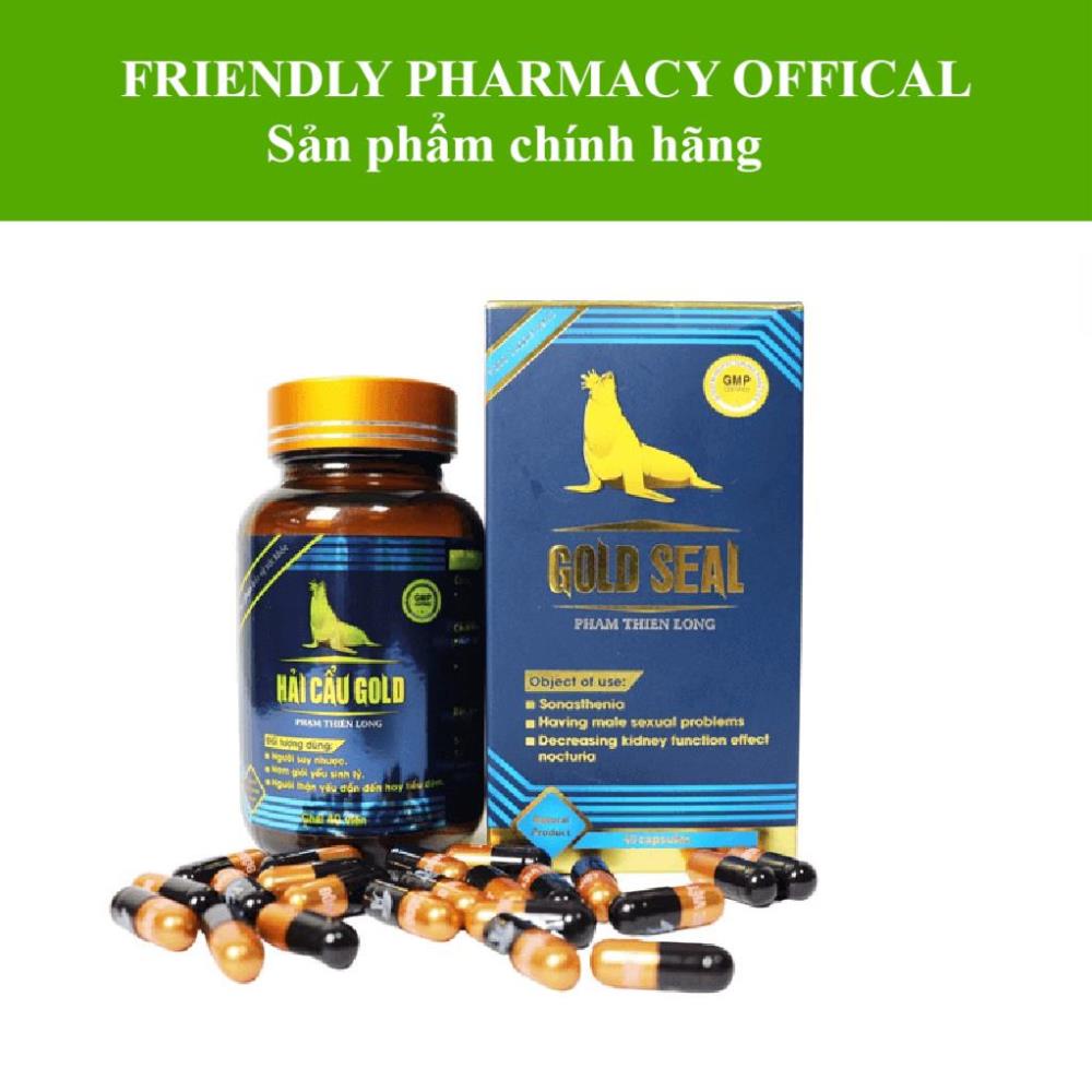 Hải Cẩu Gold Phạm Thiên Long – Giúp Tăng cường sinh lý nam, bổ thận tráng dương (40 viên)