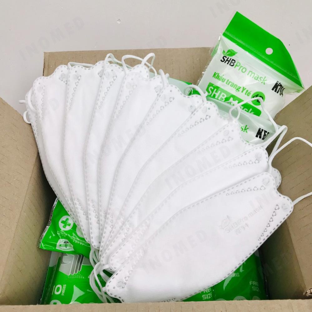 [THÙNG 300 CÁI] Khẩu Trang 4D KF94 SHB Pro Mask - CHÍNH HÃNG, ĐẠT CHUẨN BYT