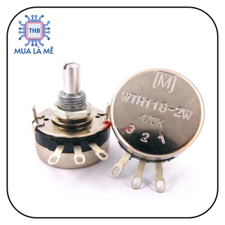 Chiết áp đơn 100K WTH118-2W