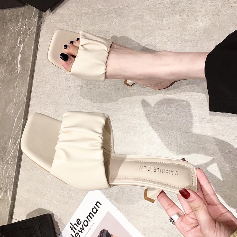 Dép Cao Gót 6.5cm Thời Trang Quyến Rũ Cho Nữ