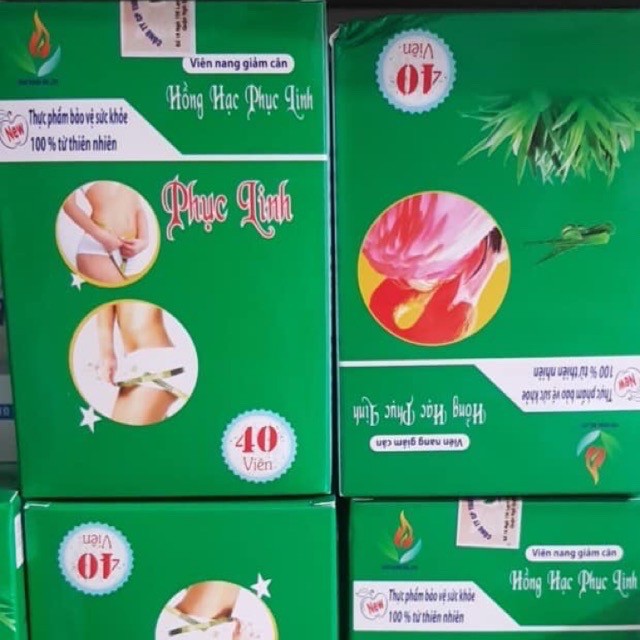 Giảm cân HỒNG HẠC PHỤC LINH viên uống giảm cân thảo dược hiệu quả an toàn
