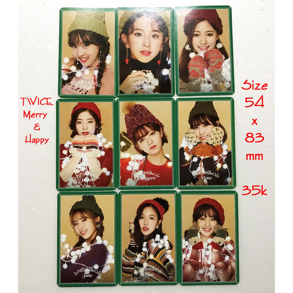 Set card TWICE UNOFFICIAL Kor. ver