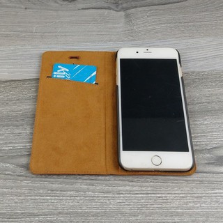Bao Da IPHONE 7 Plus / 8 Plus Da Bò Thật Màu Đỏ