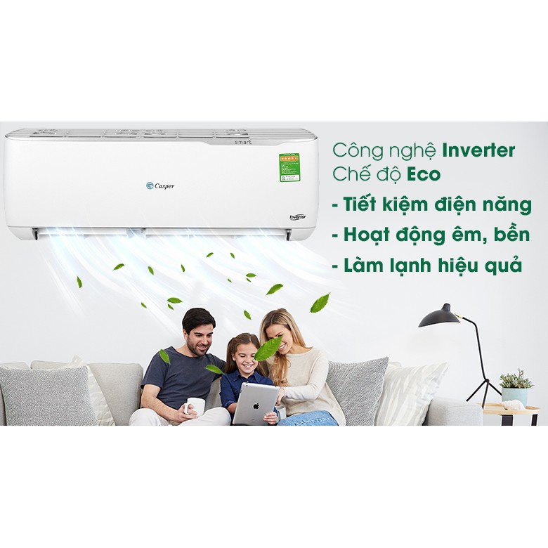 Máy lạnh Casper Inverter 1 HP GC-09TL32 (Miễn phí giao tại HCM-ngoài tỉnh liên hệ shop)