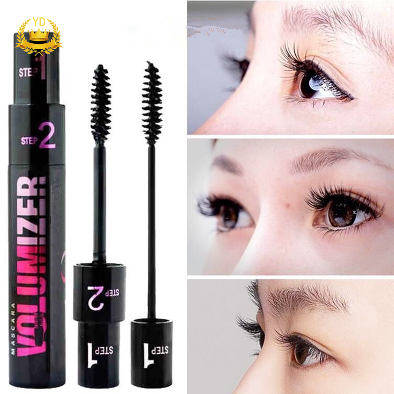 (Hàng Mới Về) Mascara 1 + 2 Hai Hiệu Ứng Điều Chỉnh Làm Dày Và Uốn Cong Lông Mi Cho Đôi Mắt To Hơn