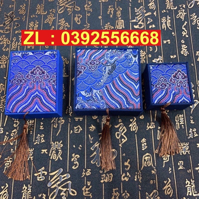 Hộp gấm xanh ❤️ new hot ❤️ sẵn sll | WebRaoVat - webraovat.net.vn