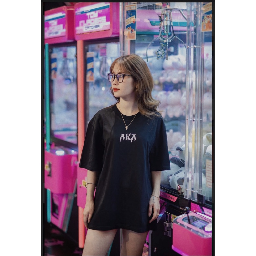 [AKA CLOTHING] Áo thun Unisex AKA ĐEN 100% Cotton