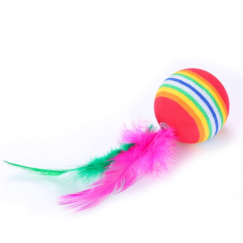 Cầu Vồng Ball Đồ Chơi Cho Thú Cưng Cho Mèo Lớn Đồ Chơi Lông Vũ Cho Mèo Quả Bóng Cầu Vồng Cho Mèo Con Mèo Cào Cào Bền Đồ Chơi Cho Mèo Đồ Chơi Thú Vị Cho Mèo