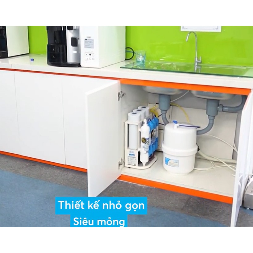 Máy lọc nước RO để gầm, không tủ KAROFI SLIM S-S038 (8 cấp lọc)