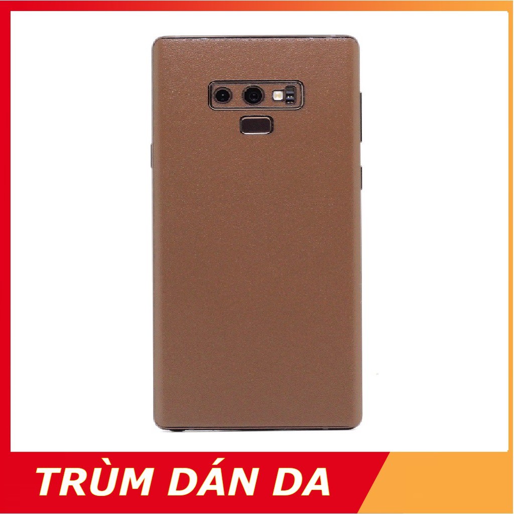 Miếng dán da SamSung Note 9 - DA THẬT 100% - KHẮC TÊN, SĐT, CHỮ KÝ...