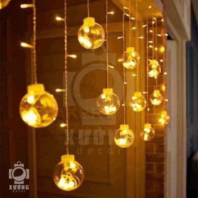 DÂY ĐÈN NHÁY BÓNG TRÒN LOẠI TO ( DÂY 12 BÓNG)