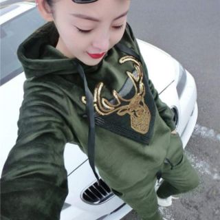 BỘ NỈ  NHUNG CÓ MŨ  NỮ ODER QUẢNG CHÂU( Hình thật phía sau ạ.)