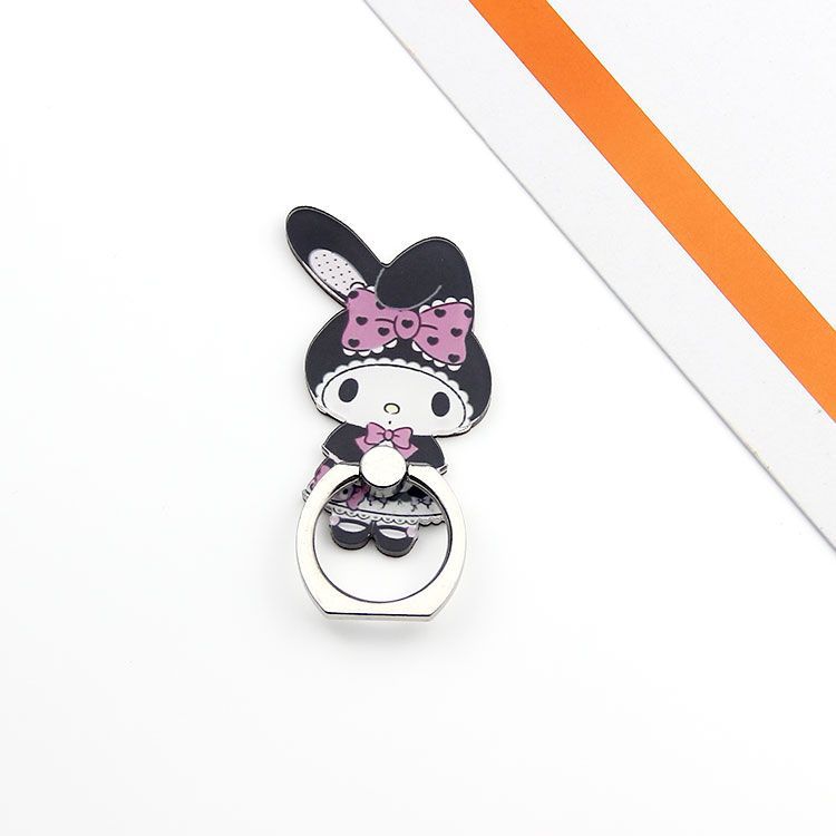 New Cute Cartoon Animation Hello Kitty Melody Little Twin Star Mobile Phone Ring Holder Cute Girls Love Desktop Mobile Phone Bracket Dây điện thoại di động