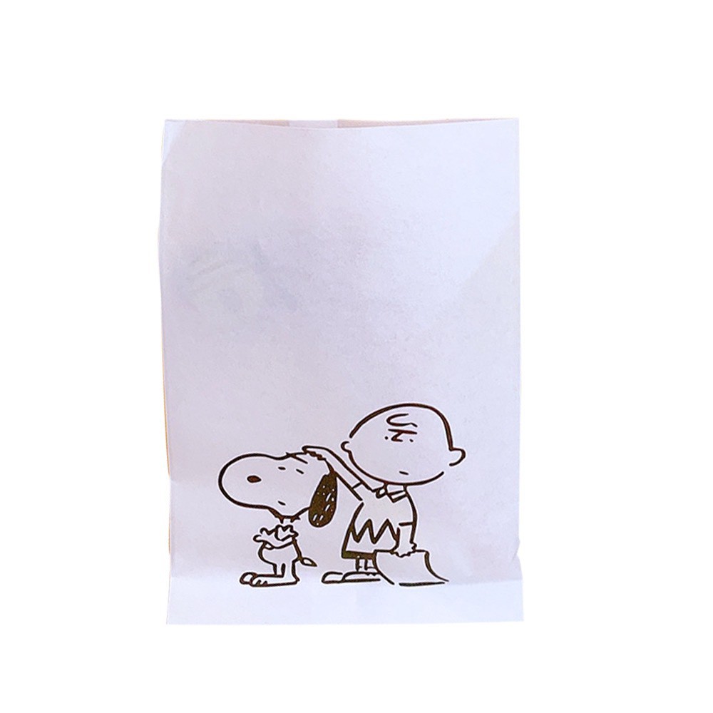 Túi Giấy Đựng Quà Mini In Hình Snoopy & Charlie Dễ Thương ins Lyanwn