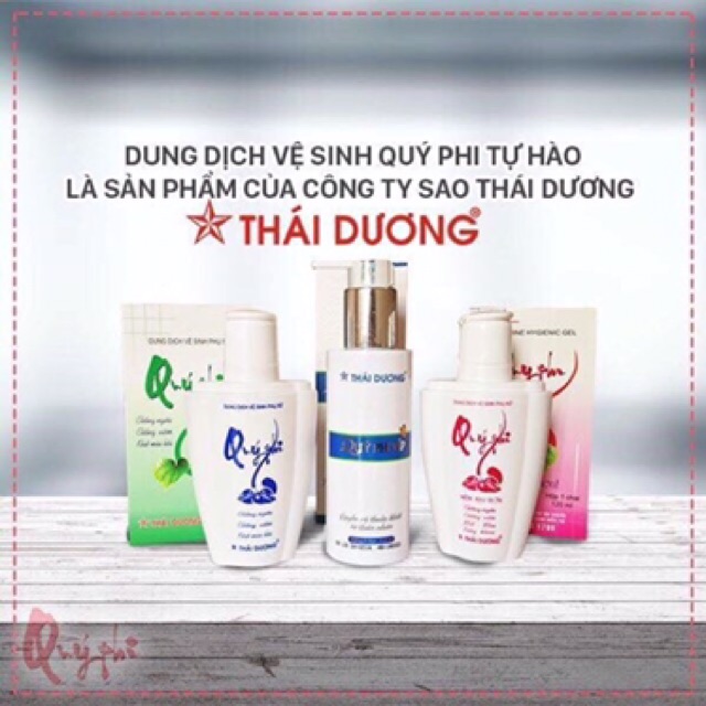 Dung dịch vệ sinh phụ nữ Quý Phi Vip Sao Thái Dương 120ml